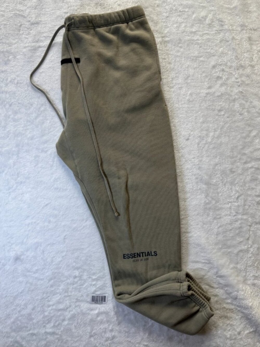 WORN Fear of God Essentials Mens Elasticized Waist Sweatpants Taupe Size XXL